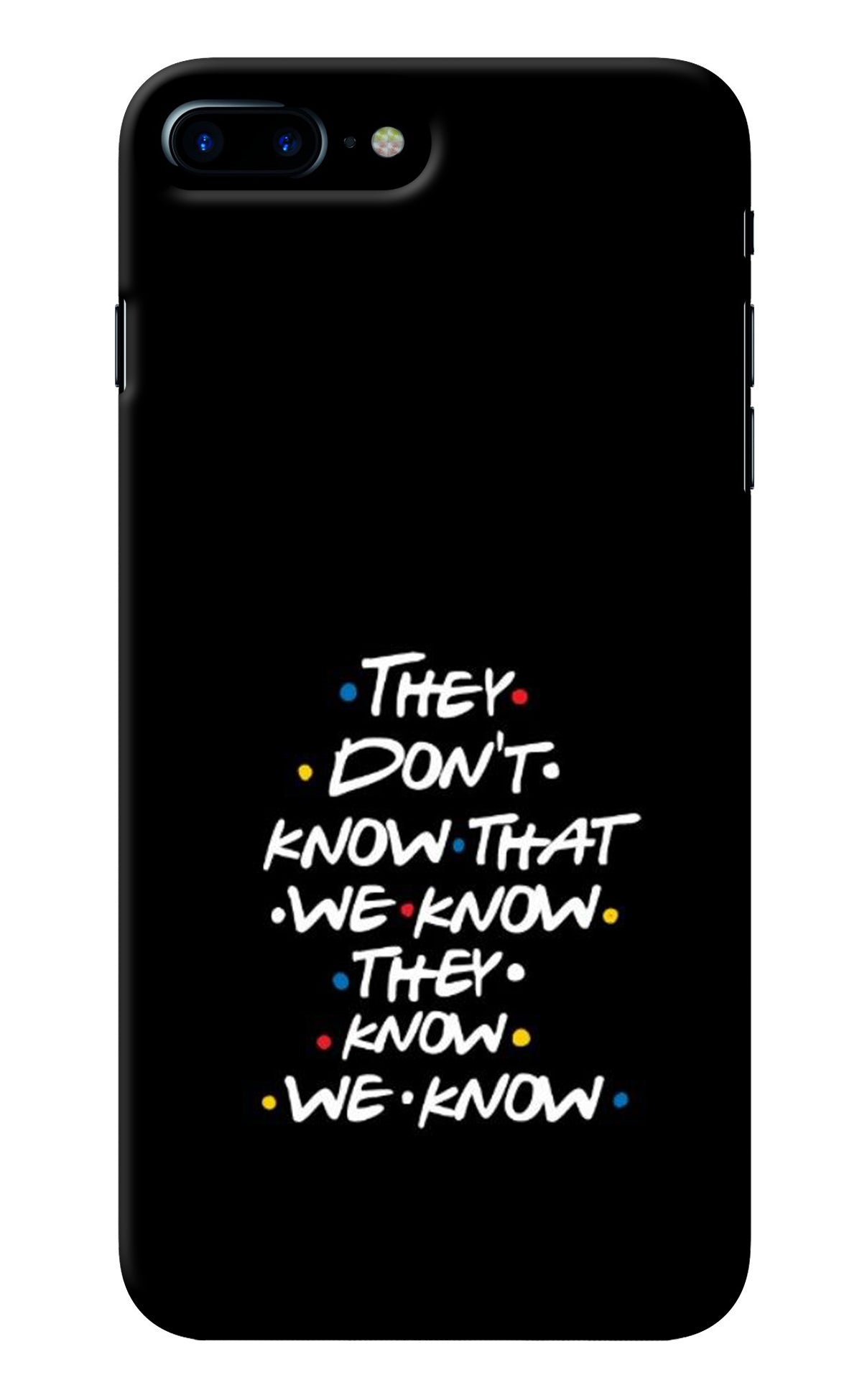 FRIENDS Dialogue iPhone 7 Plus Back Cover