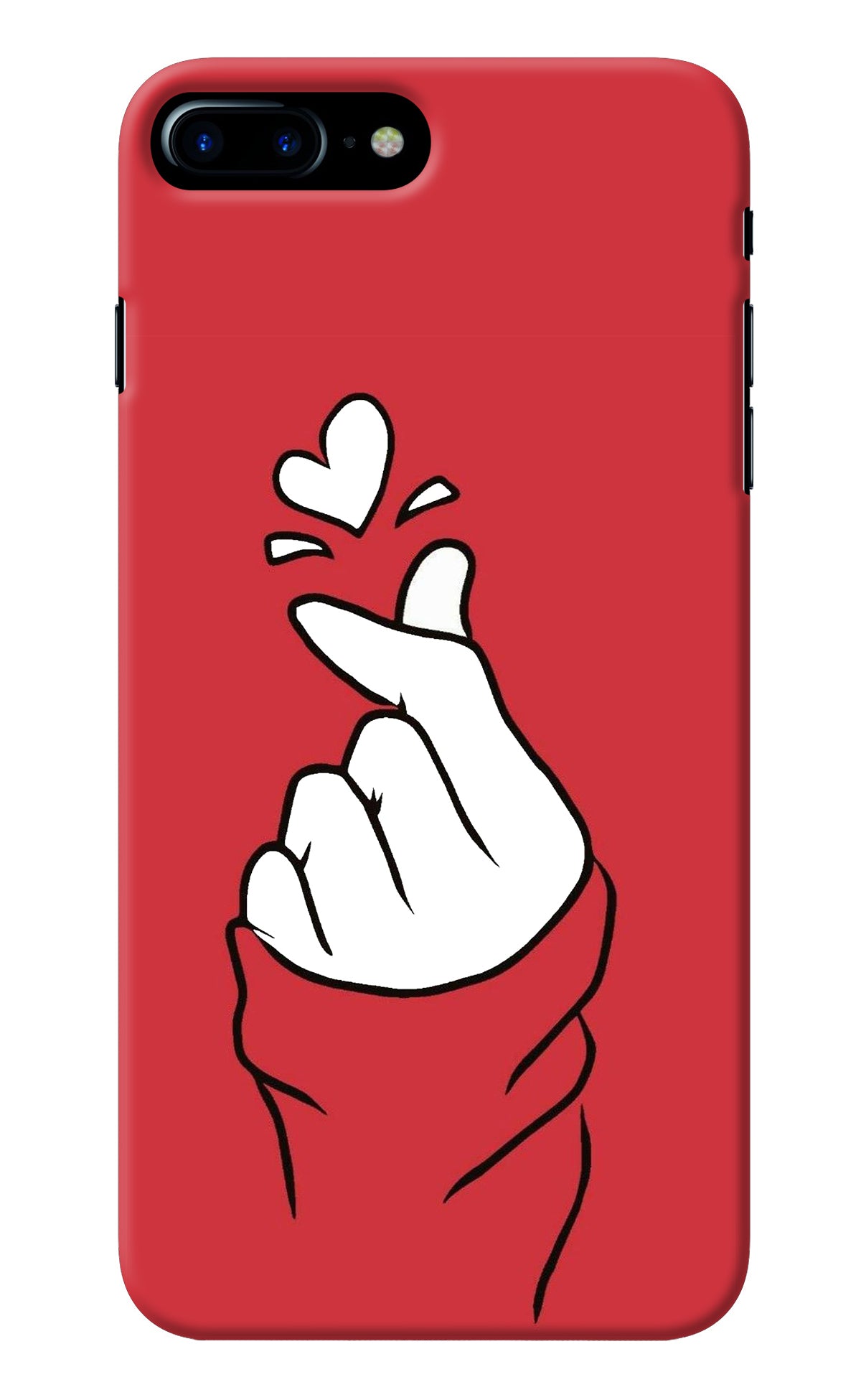 Korean Love Sign iPhone 7 Plus Back Cover