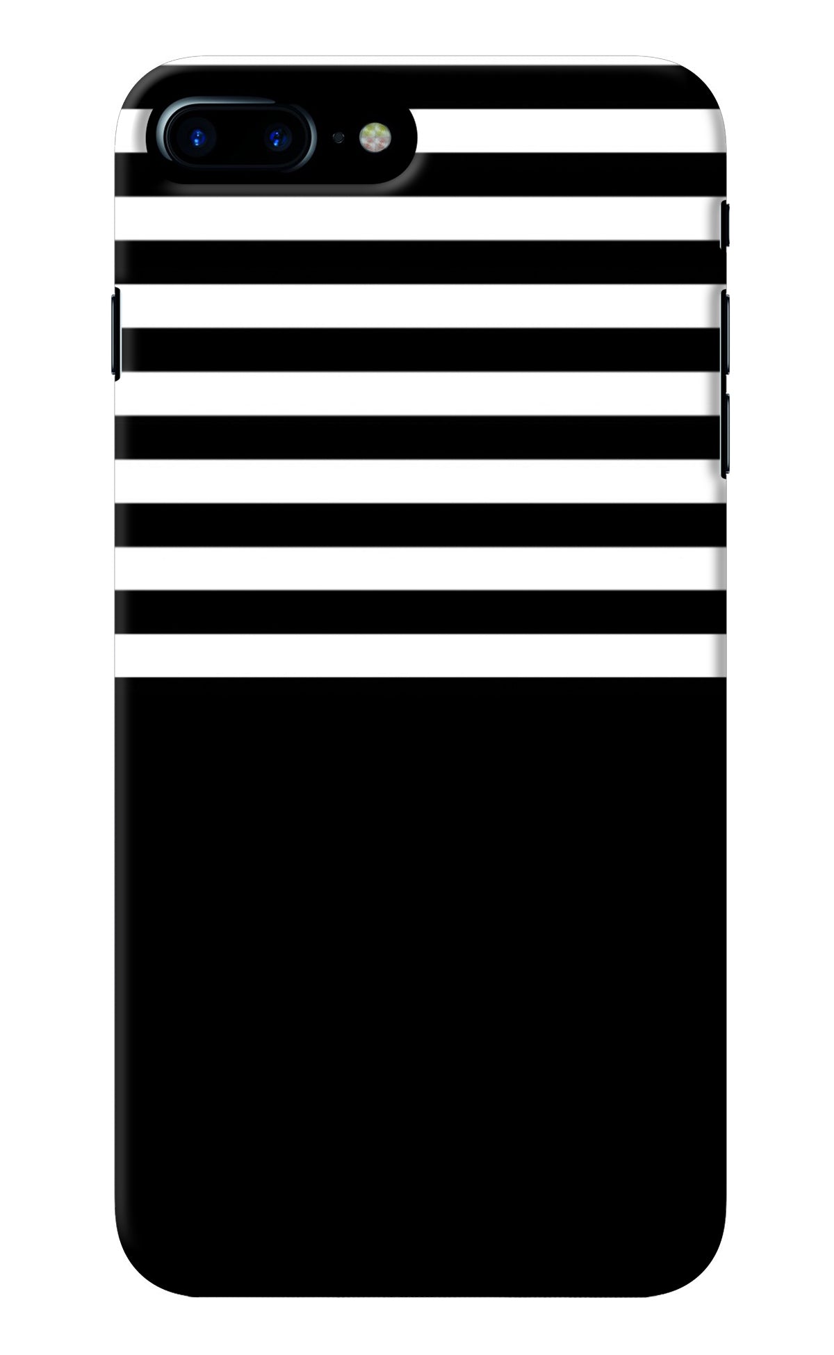 Black and White Print iPhone 7 Plus Back Cover