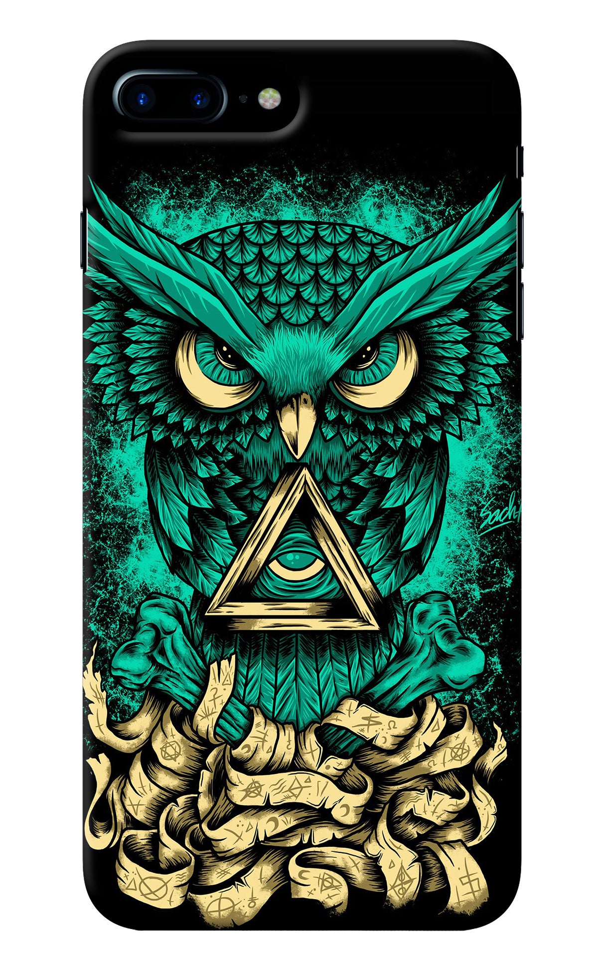 Green Owl iPhone 7 Plus Back Cover