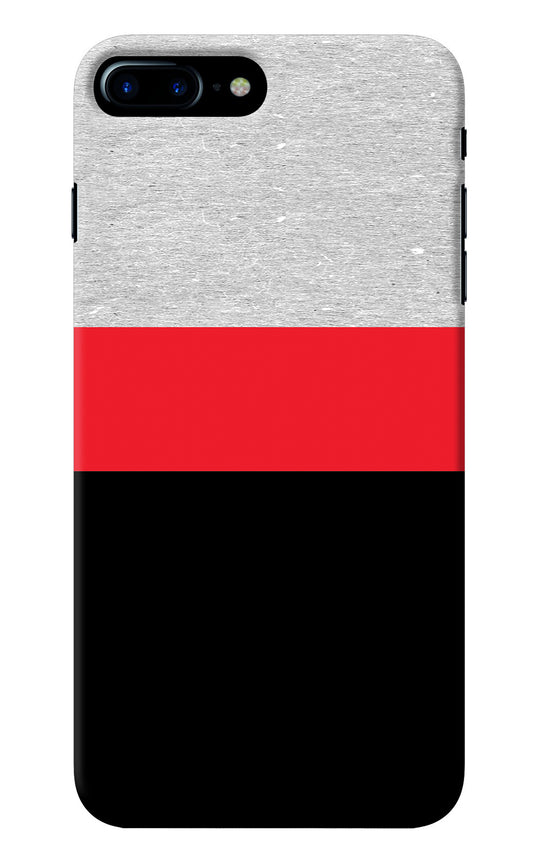 Tri Color Pattern iPhone 7 Plus Back Cover