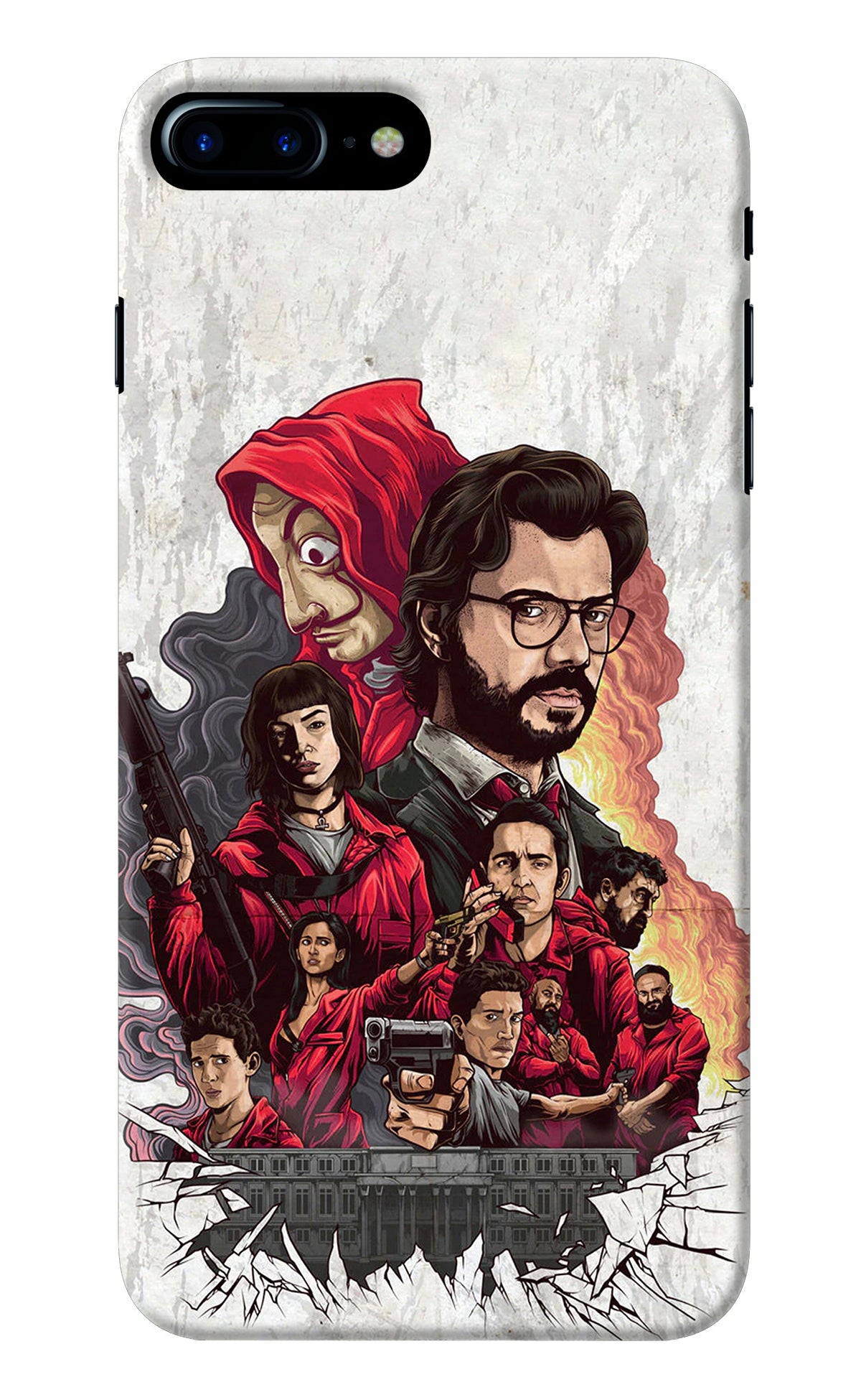 Money Heist Artwork iPhone 7 Plus Back Cover