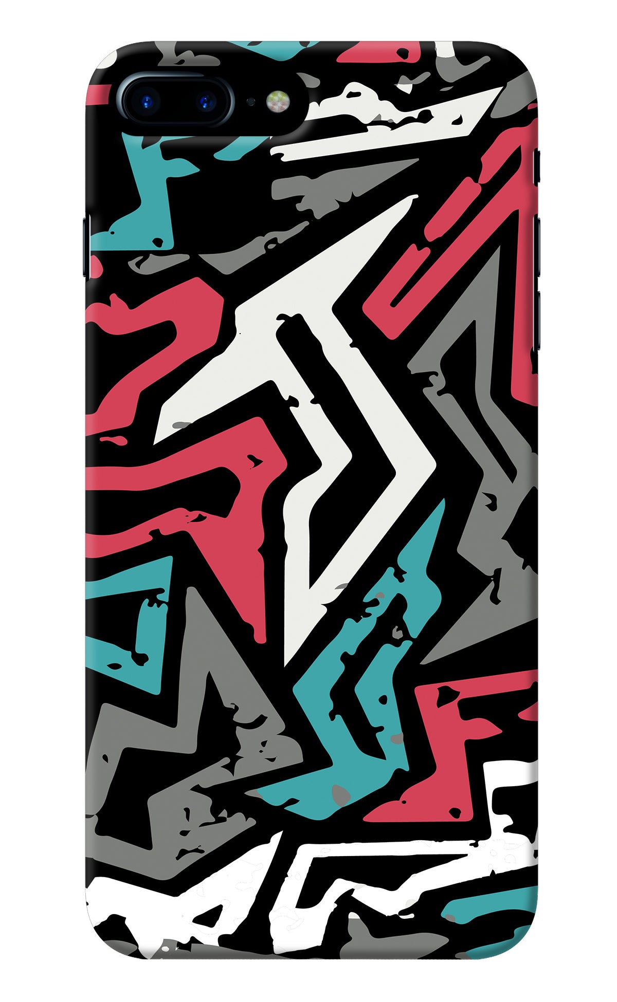 Geometric Graffiti iPhone 7 Plus Back Cover