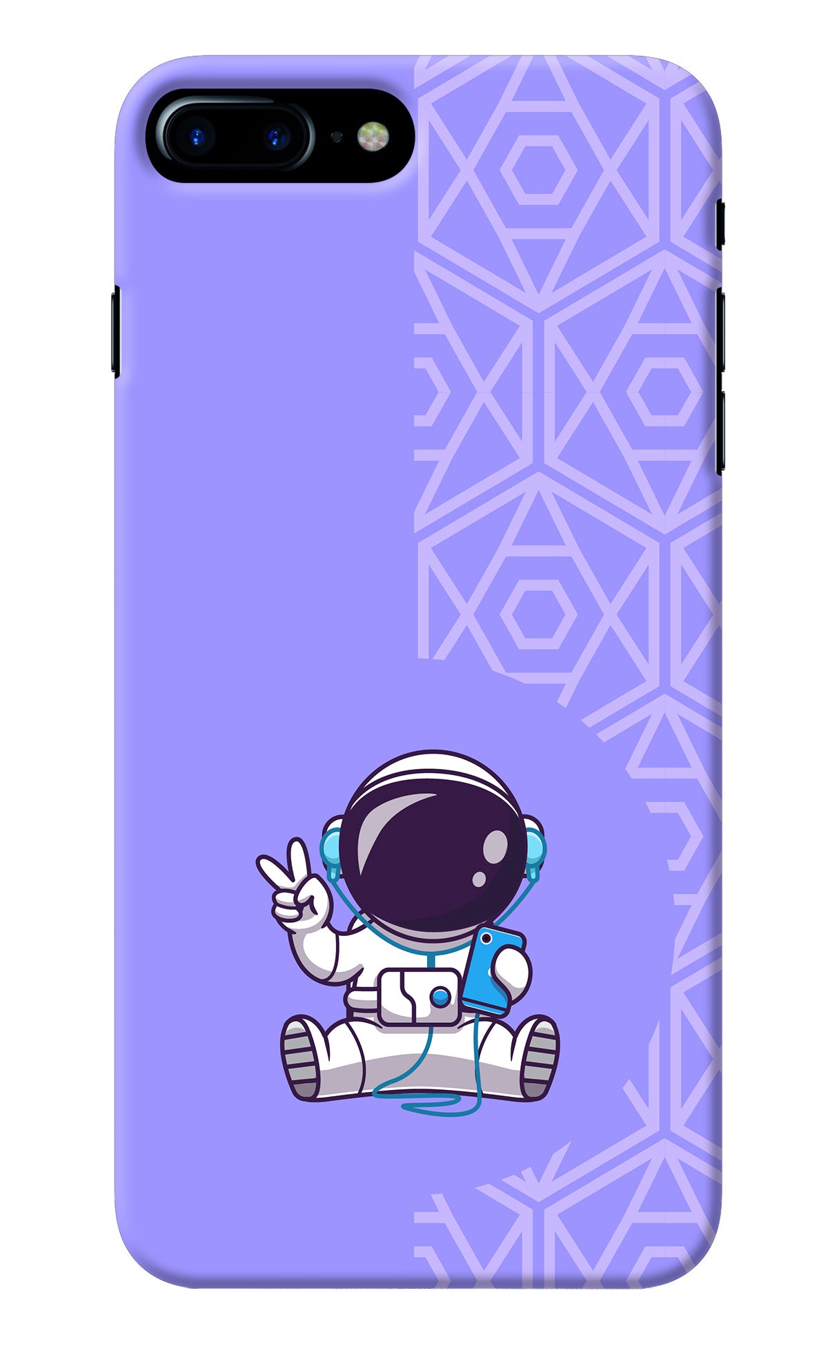 Cute Astronaut Chilling iPhone 7 Plus Back Cover