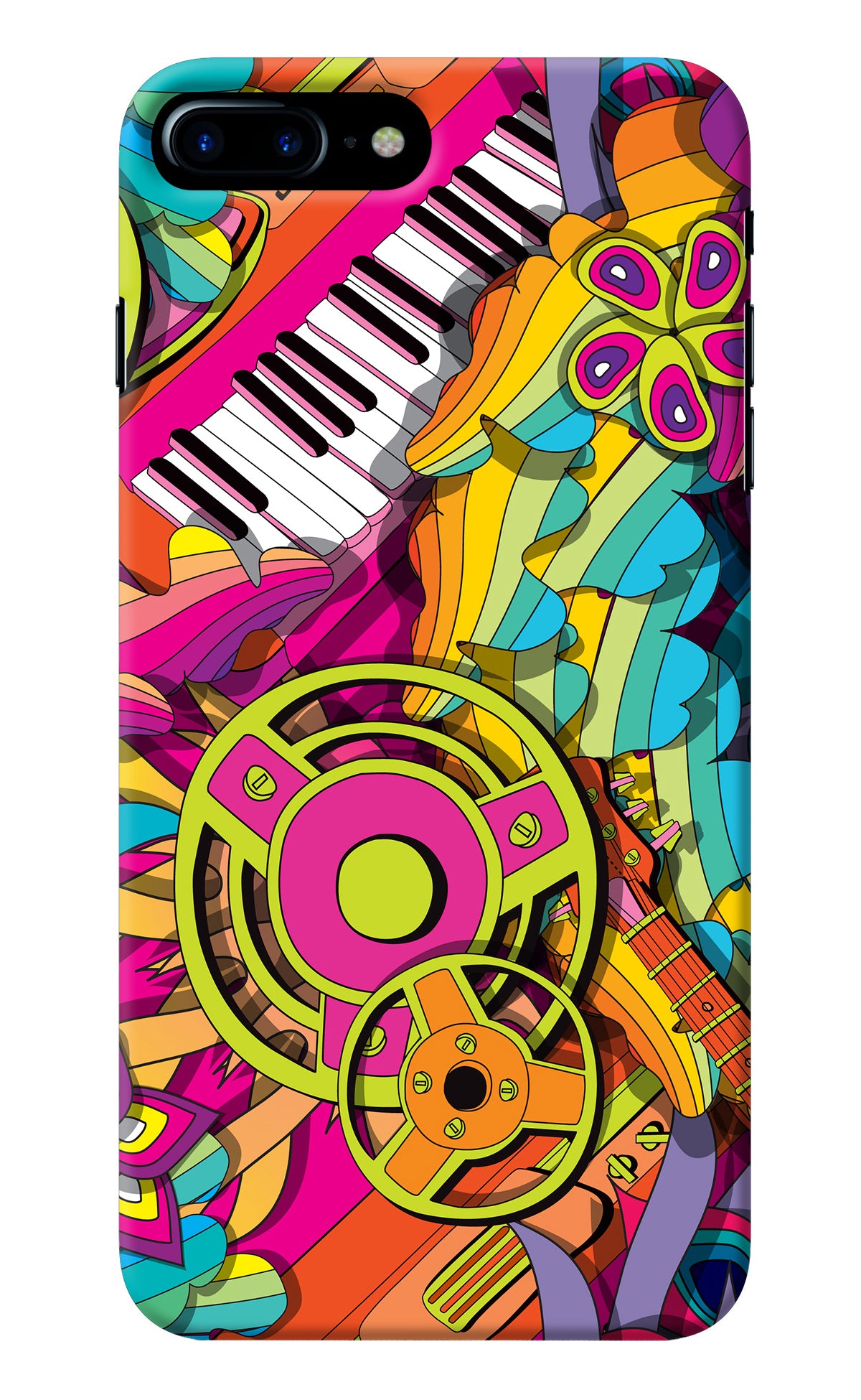 Music Doodle iPhone 7 Plus Back Cover