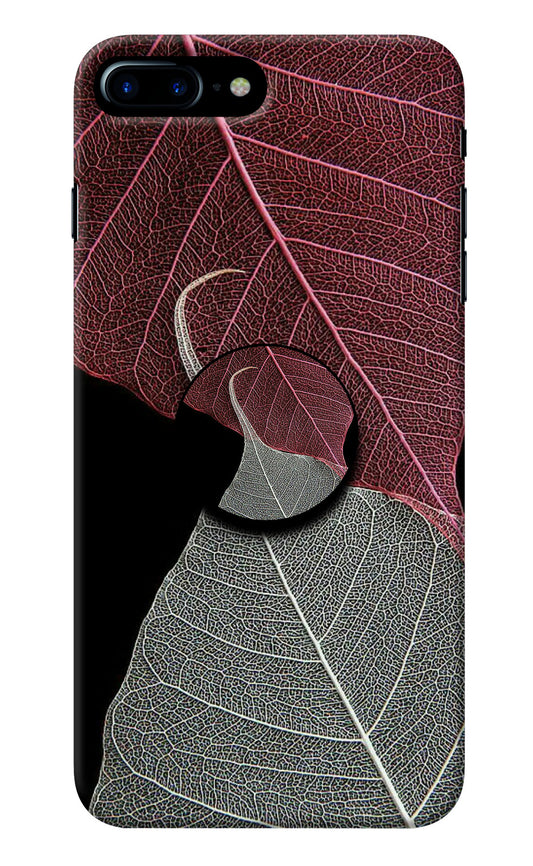 Leaf Pattern iPhone 7 Plus Pop Case