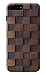 Wooden Cube Design iPhone 8 Plus Back Cover