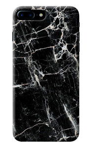 Black Marble Texture iPhone 8 Plus Back Cover