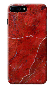 Red Marble Design iPhone 8 Plus Back Cover