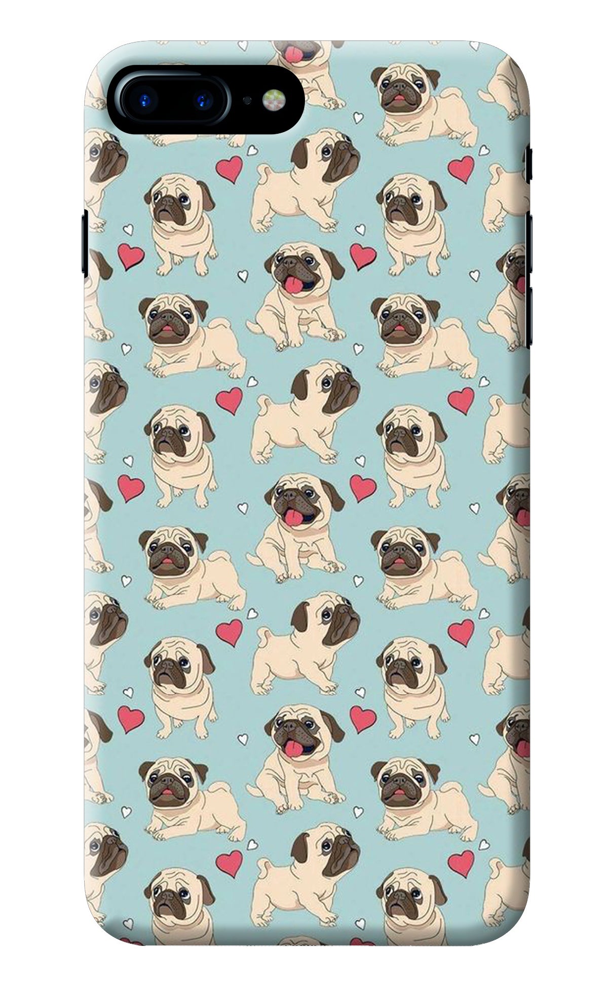 Pug Dog iPhone 8 Plus Back Cover