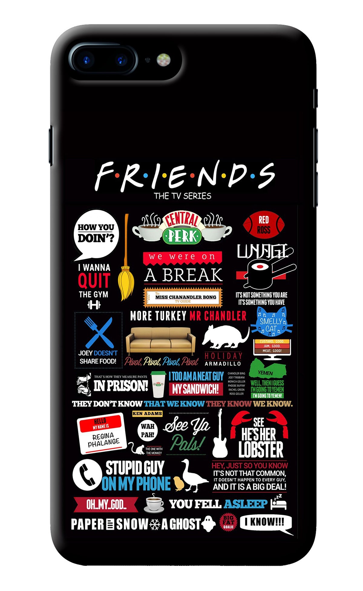 FRIENDS iPhone 8 Plus Back Cover