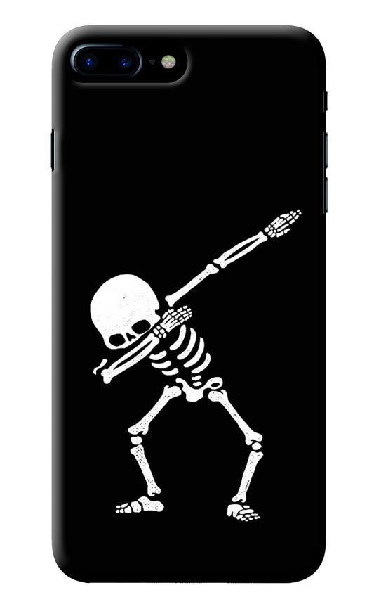 Dabbing Skeleton Art iPhone 8 Plus Back Cover