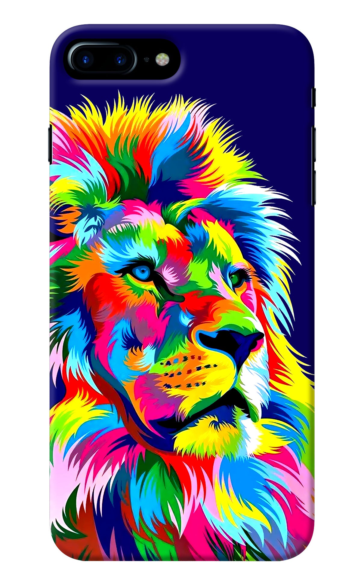 Vector Art Lion iPhone 8 Plus Back Cover