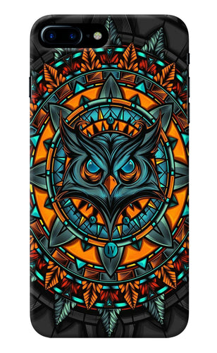 Angry Owl Art iPhone 8 Plus Back Cover