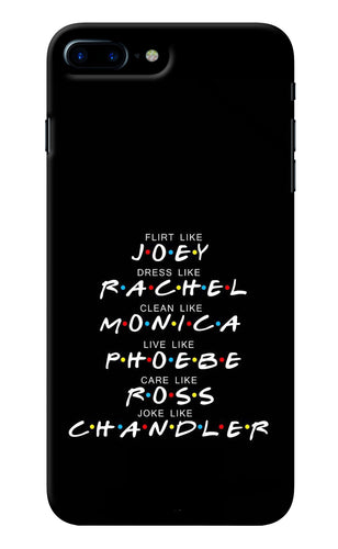 FRIENDS Character iPhone 8 Plus Back Cover