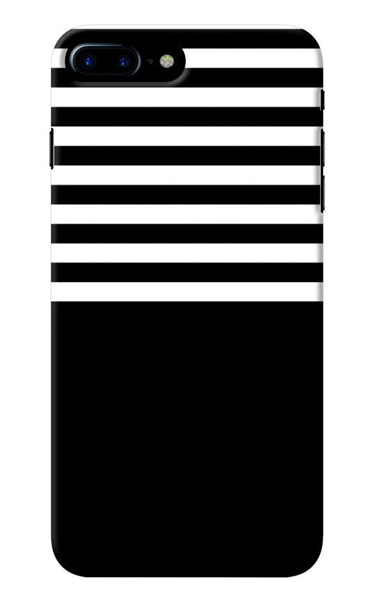 Black and White Print iPhone 8 Plus Back Cover