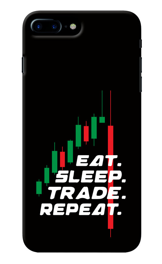 Eat Sleep Trade Repeat iPhone 8 Plus Back Cover