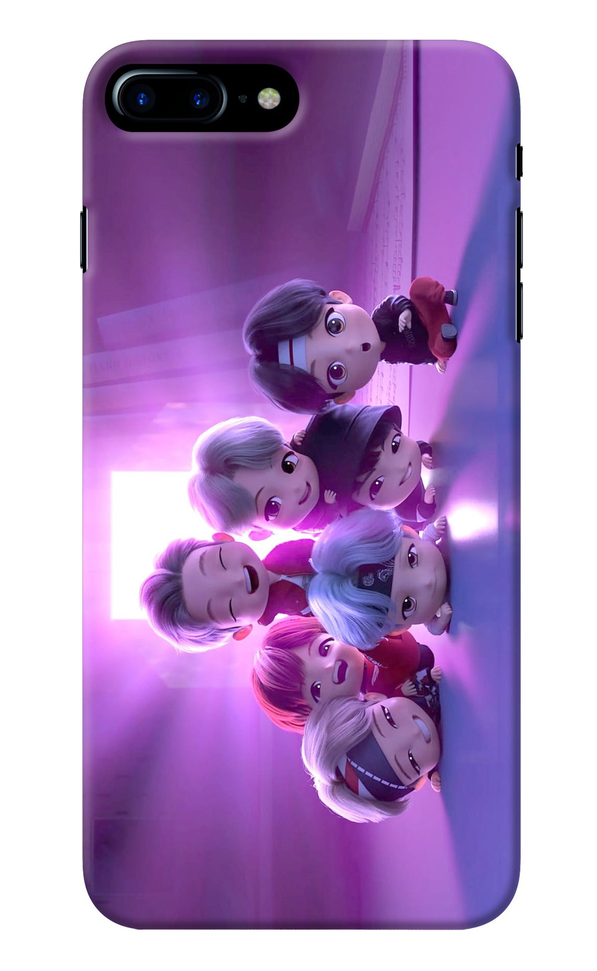 BTS Chibi iPhone 8 Plus Back Cover