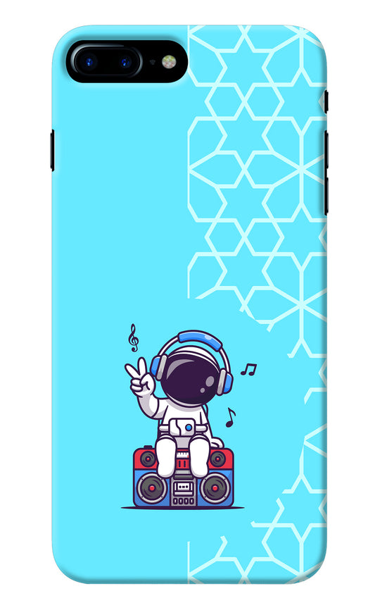 Cute Astronaut Chilling iPhone 8 Plus Back Cover