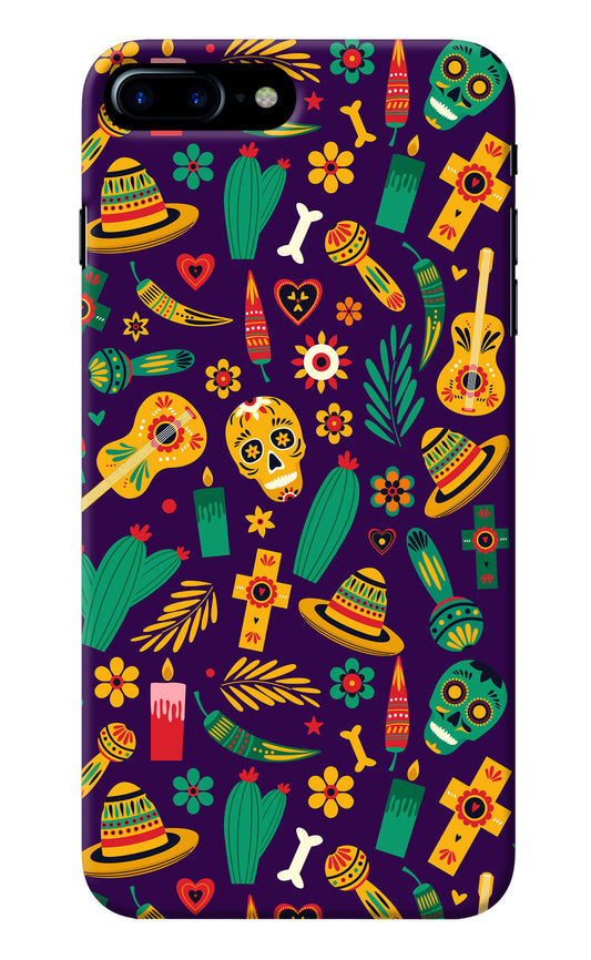Mexican Artwork iPhone 8 Plus Back Cover