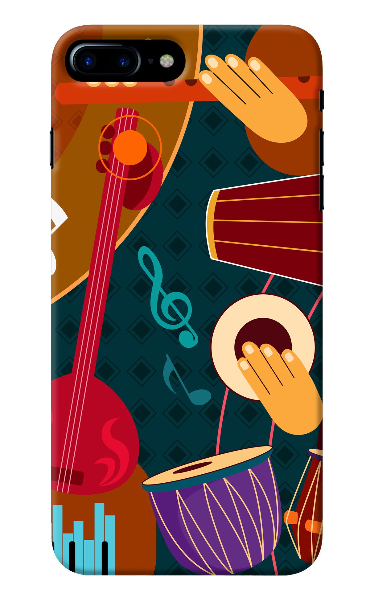 Music Instrument iPhone 8 Plus Back Cover