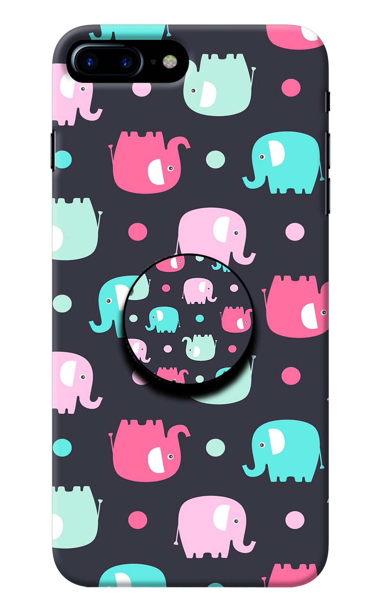 Baby Elephants iPhone 8 Plus Pop Case