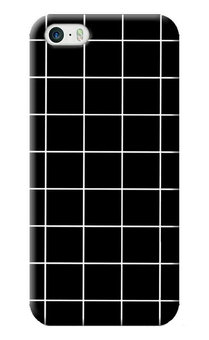 White Grid iPhone 5/5s Back Cover