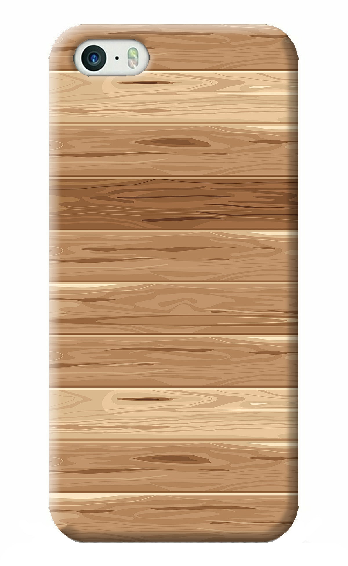 Wooden Vector iPhone 5/5s Back Cover