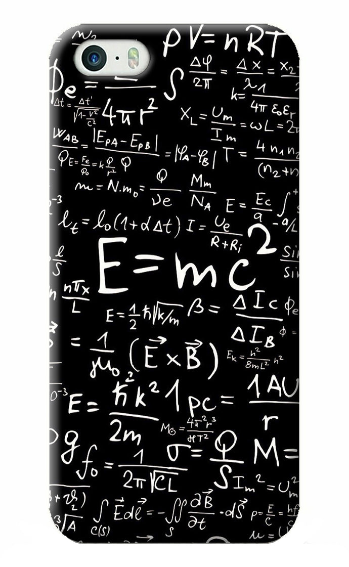 Physics Albert Einstein Formula iPhone 5/5s Back Cover