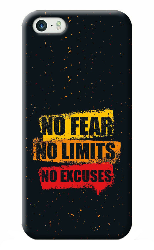 No Fear No Limits No Excuse iPhone 5/5s Back Cover