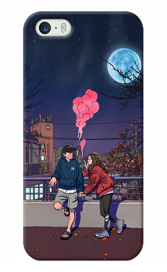 Chilling Couple iPhone 5/5s Back Cover