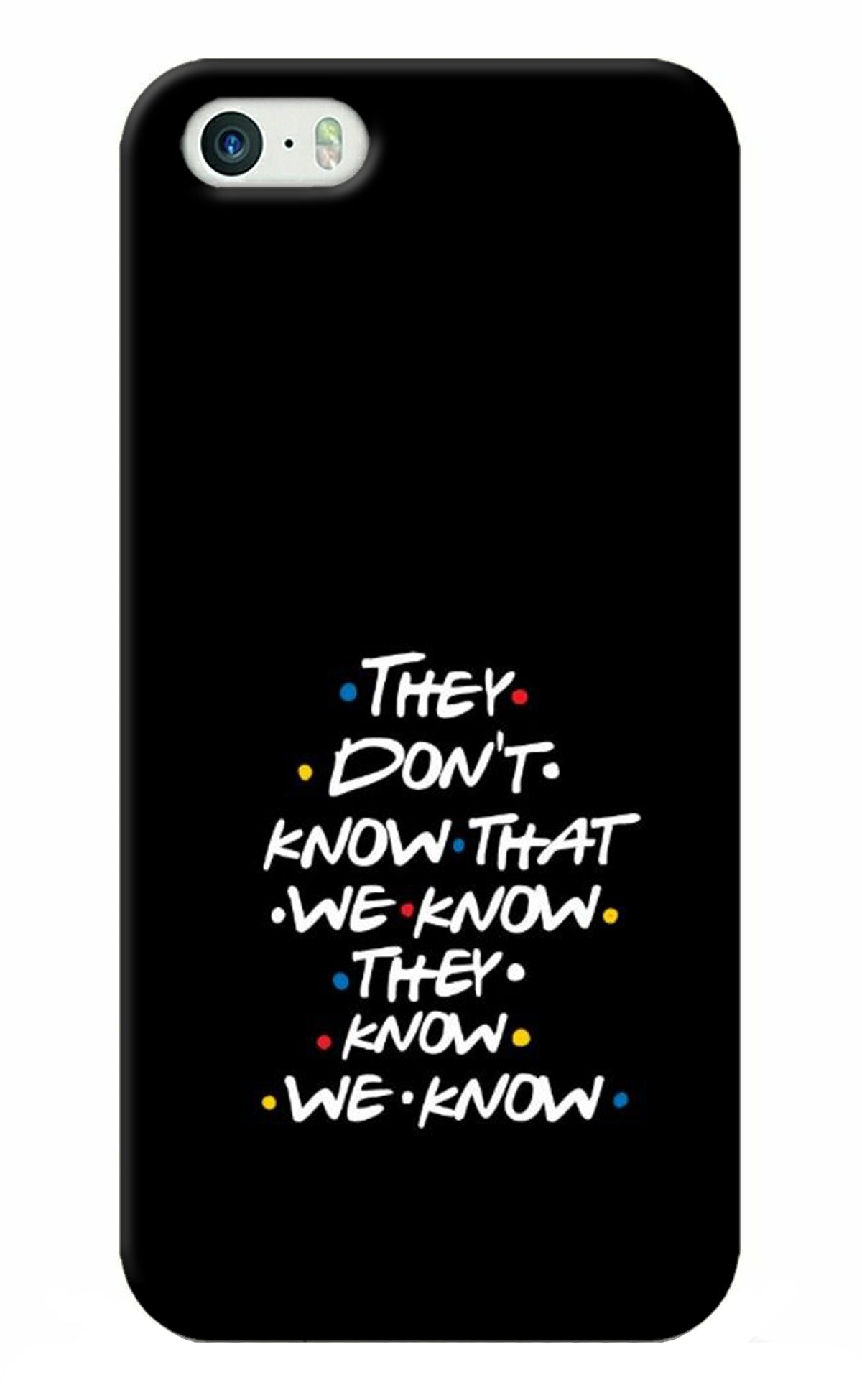 FRIENDS Dialogue iPhone 5/5s Back Cover