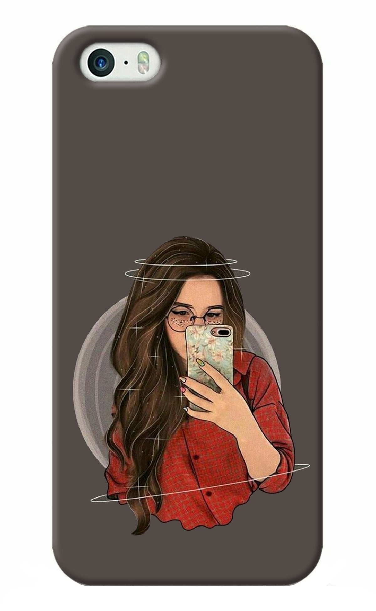 Selfie Queen iPhone 5/5s Back Cover