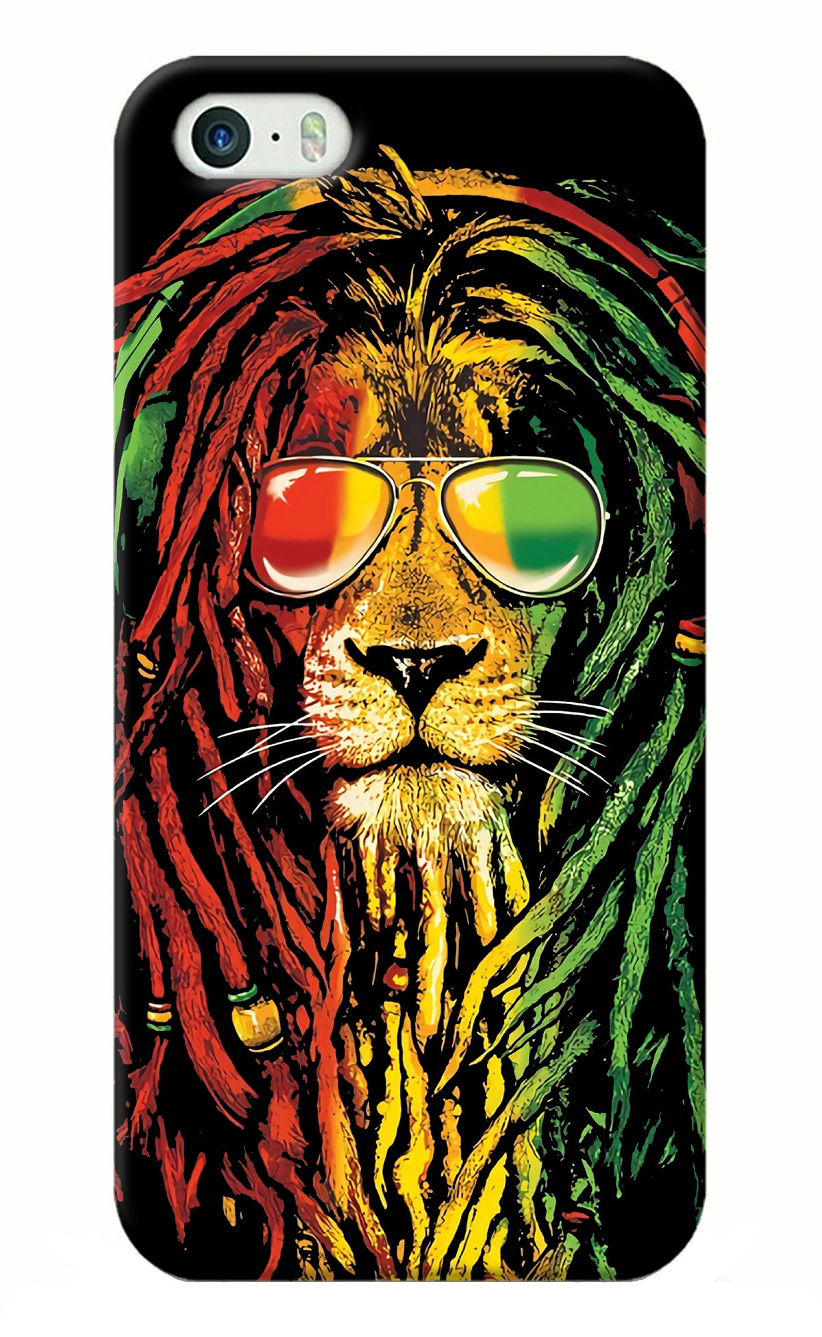 Rasta Lion iPhone 5/5s Back Cover