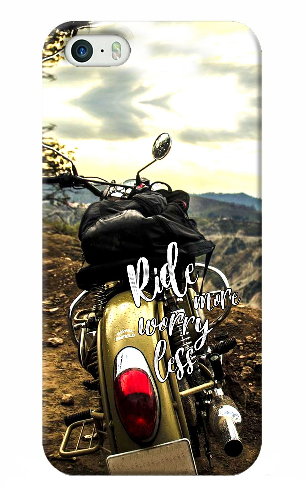 Ride More Worry Less iPhone 5/5s Back Cover