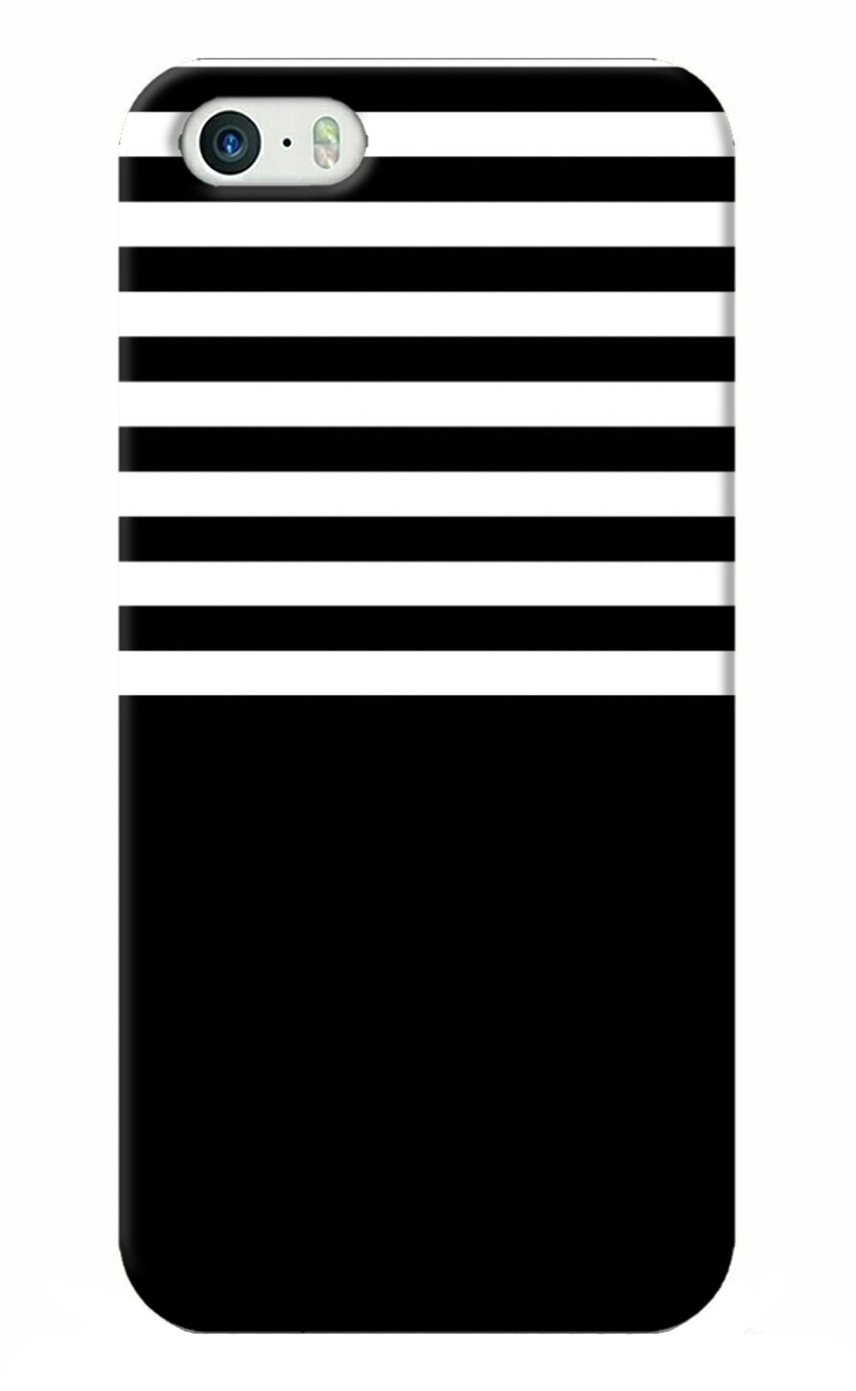 Black and White Print iPhone 5/5s Back Cover