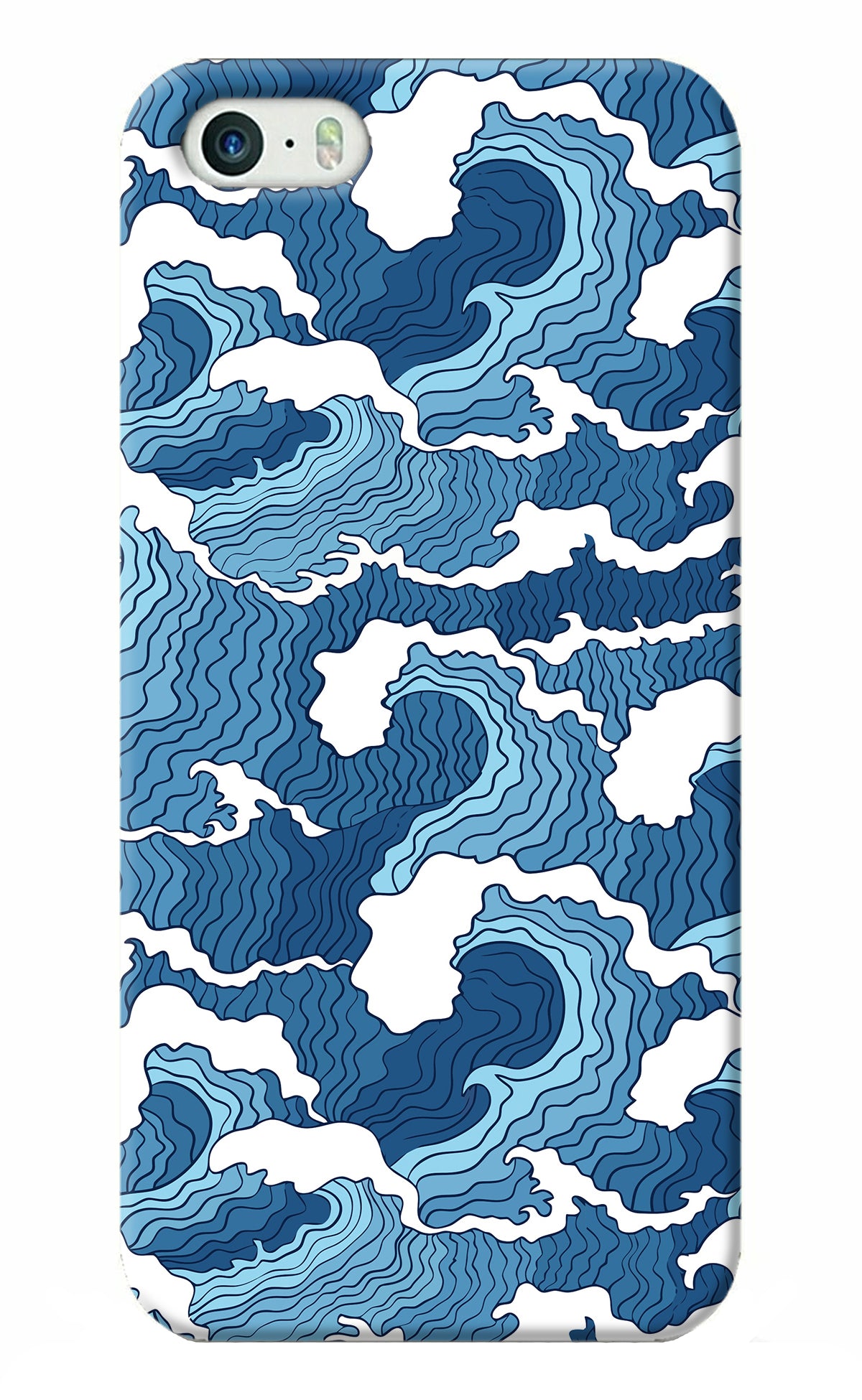 Blue Waves iPhone 5/5s Back Cover