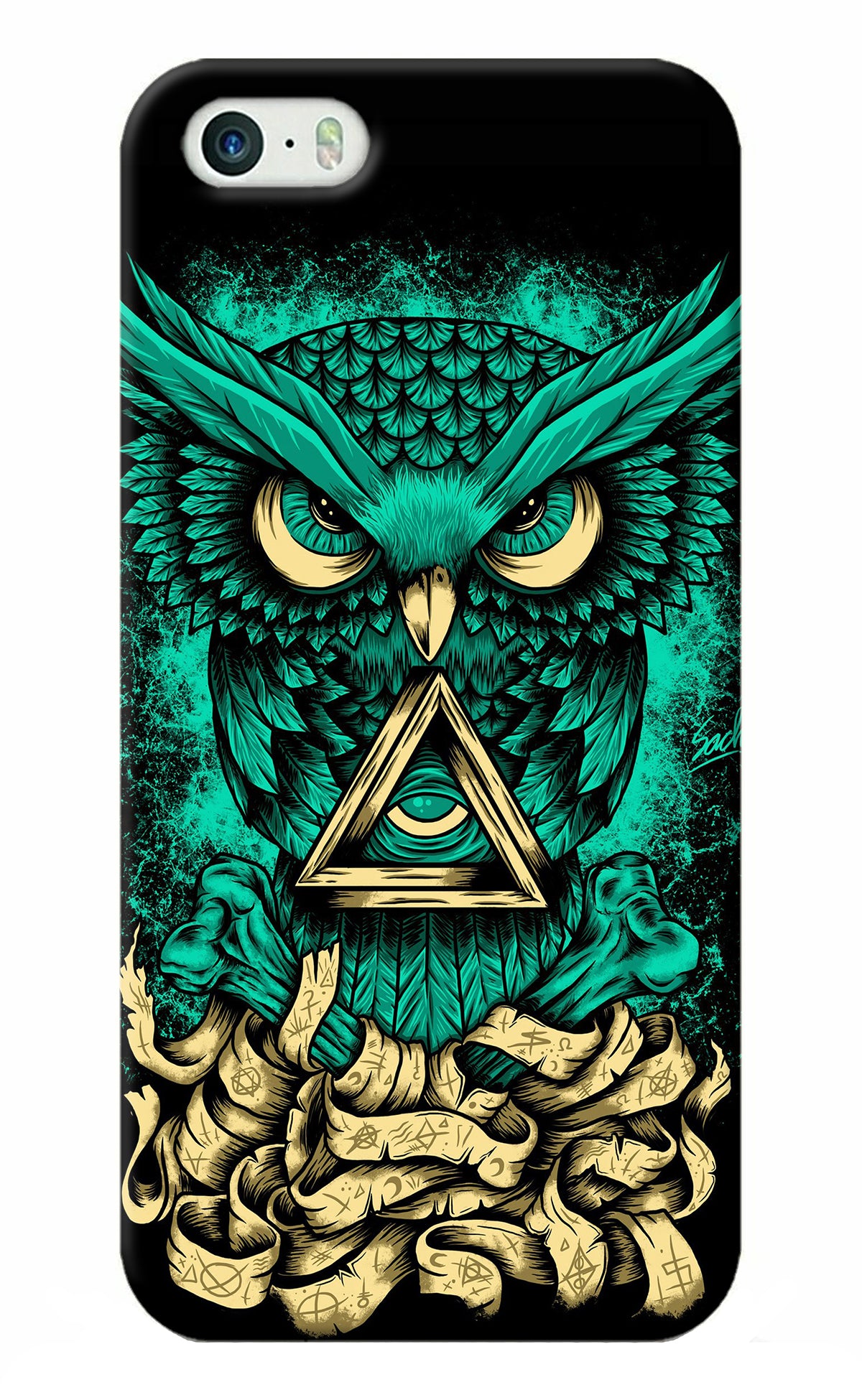 Green Owl iPhone 5/5s Back Cover