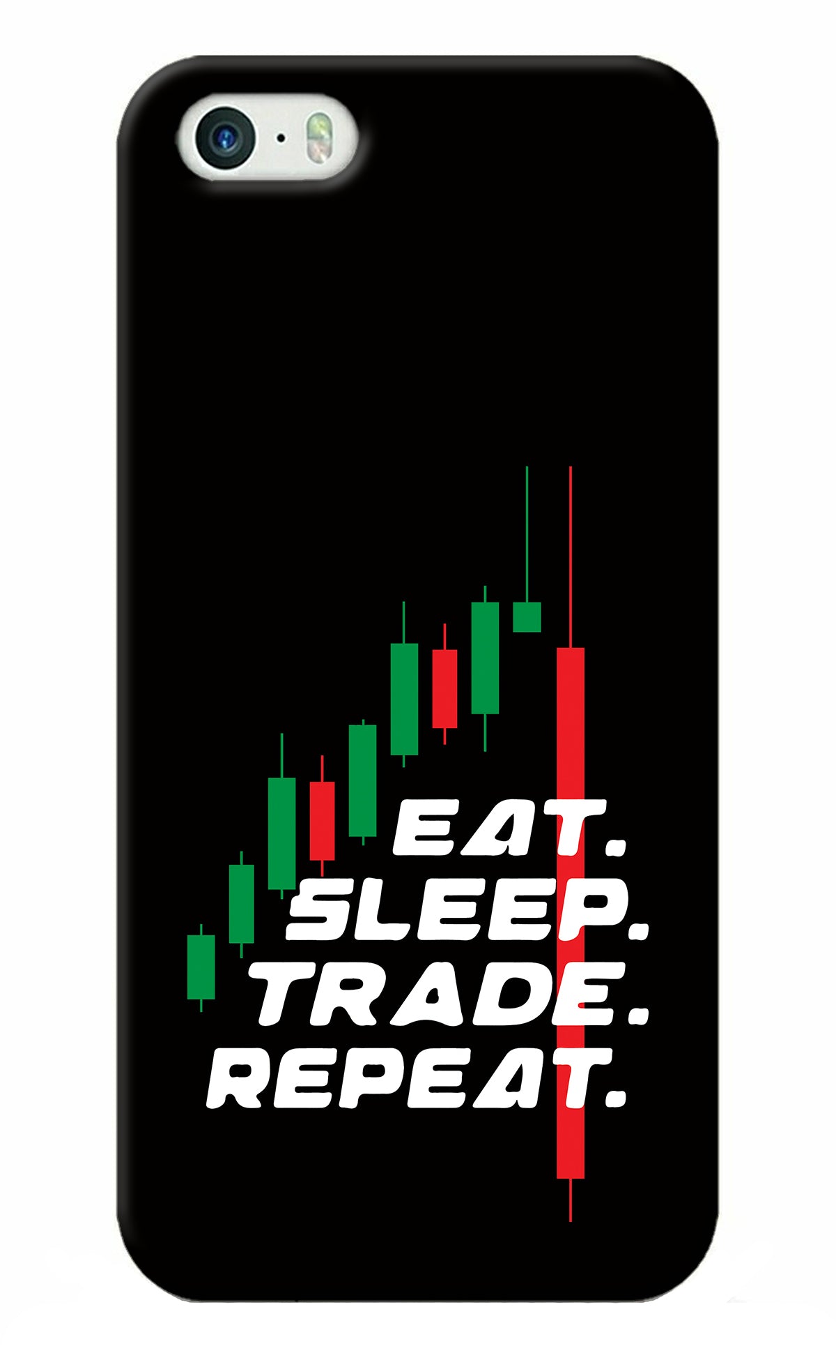 Eat Sleep Trade Repeat iPhone 5/5s Back Cover