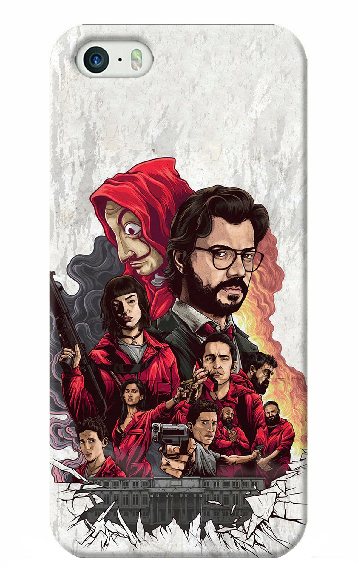 Money Heist Artwork iPhone 5/5s Back Cover