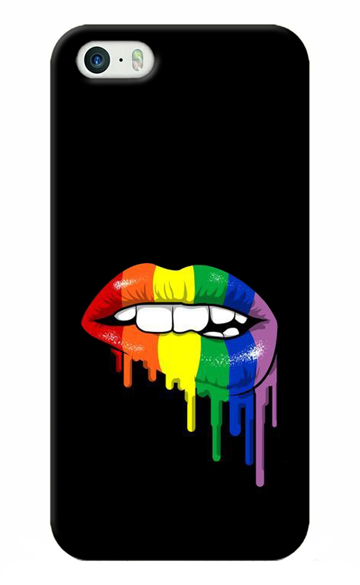 Lips Biting iPhone 5/5s Back Cover