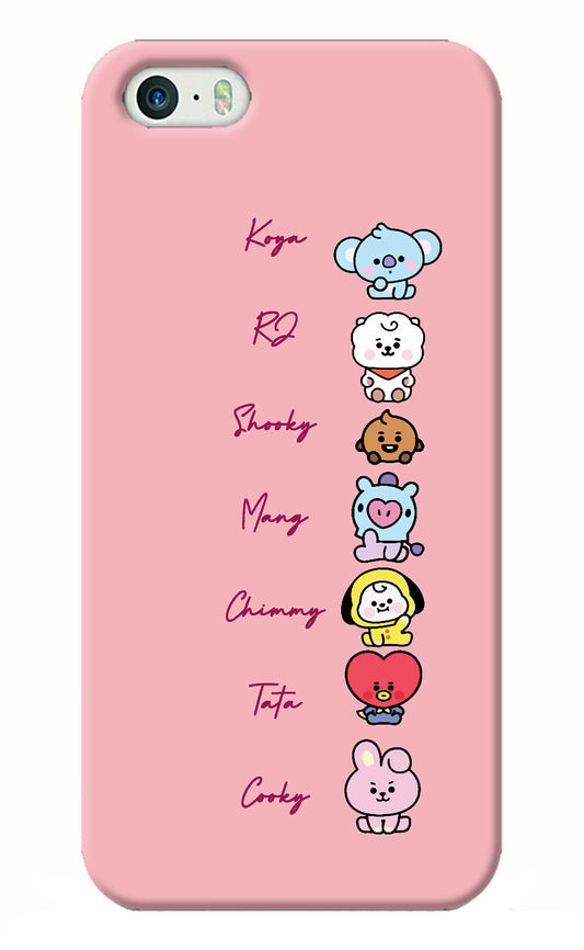BTS names iPhone 5/5s Back Cover