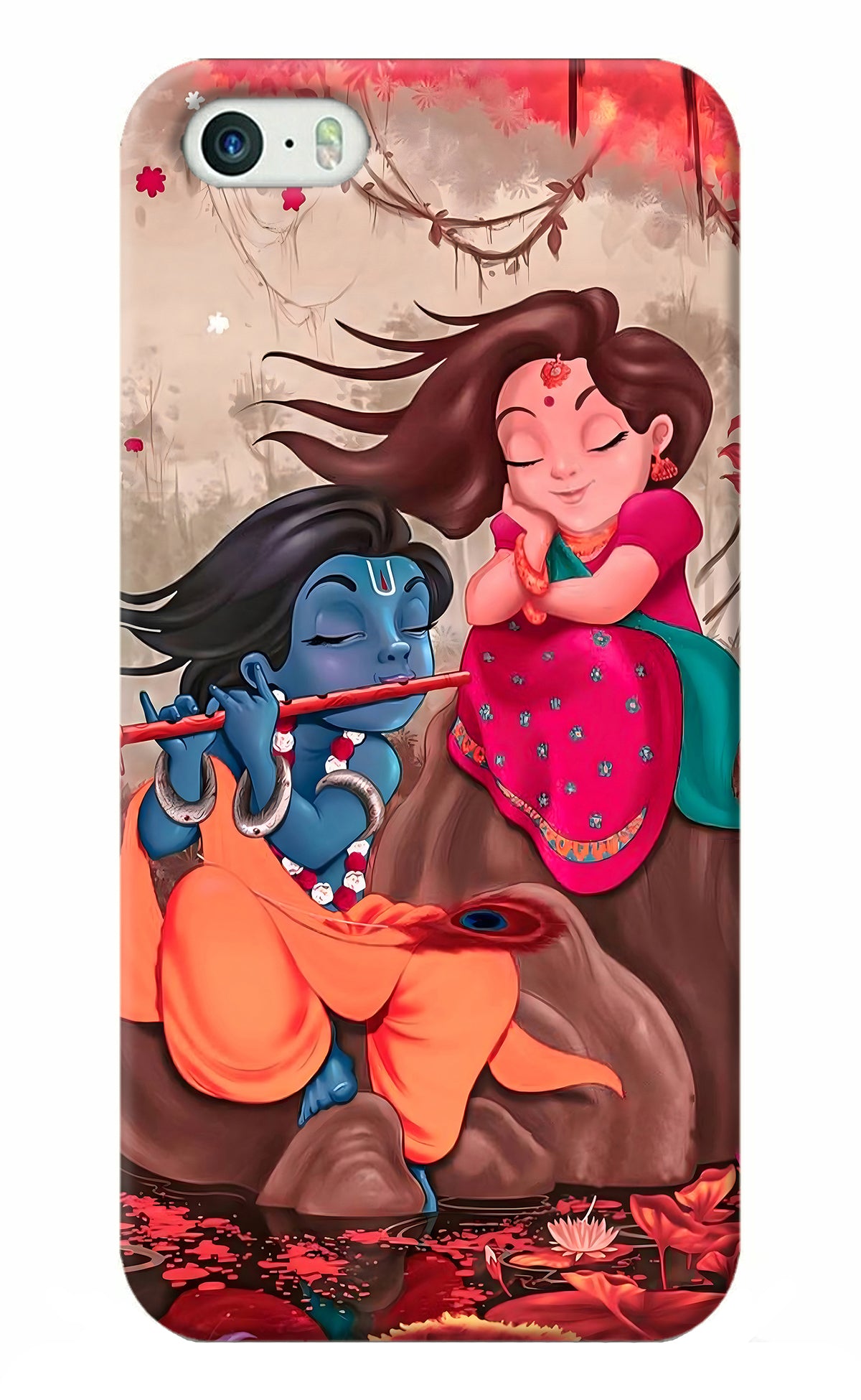 Radhe Krishna iPhone 5/5s Back Cover