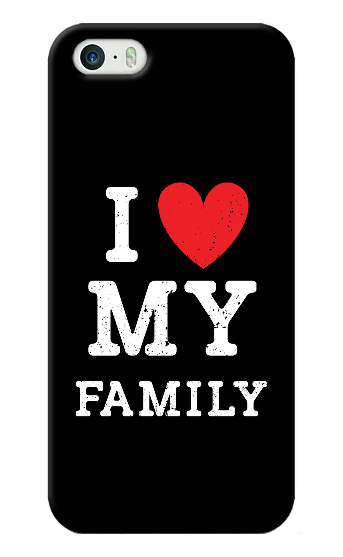 I Love My Family iPhone 5/5s Back Cover