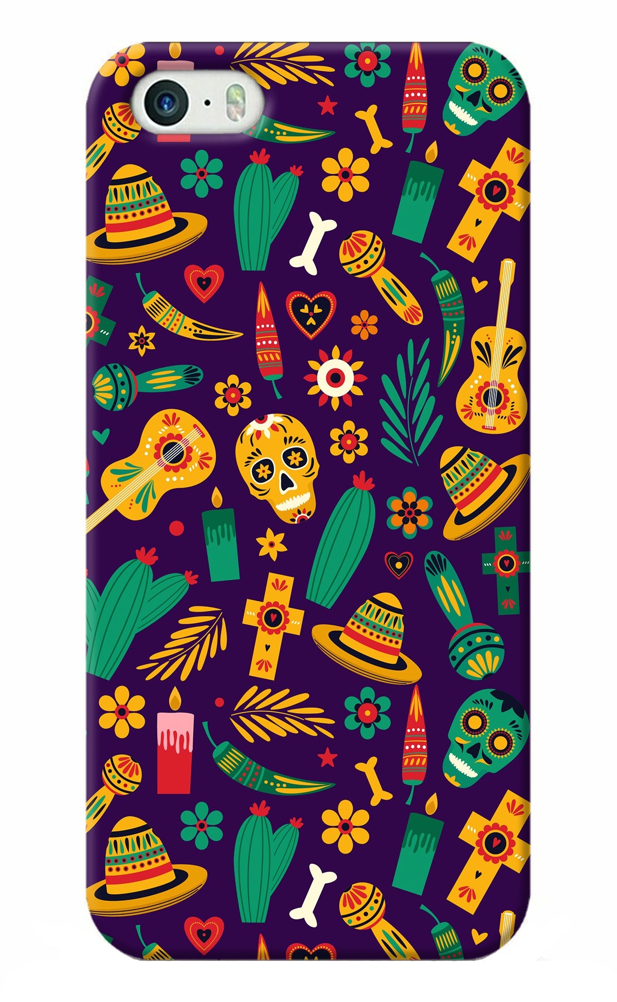 Mexican Artwork iPhone 5/5s Back Cover