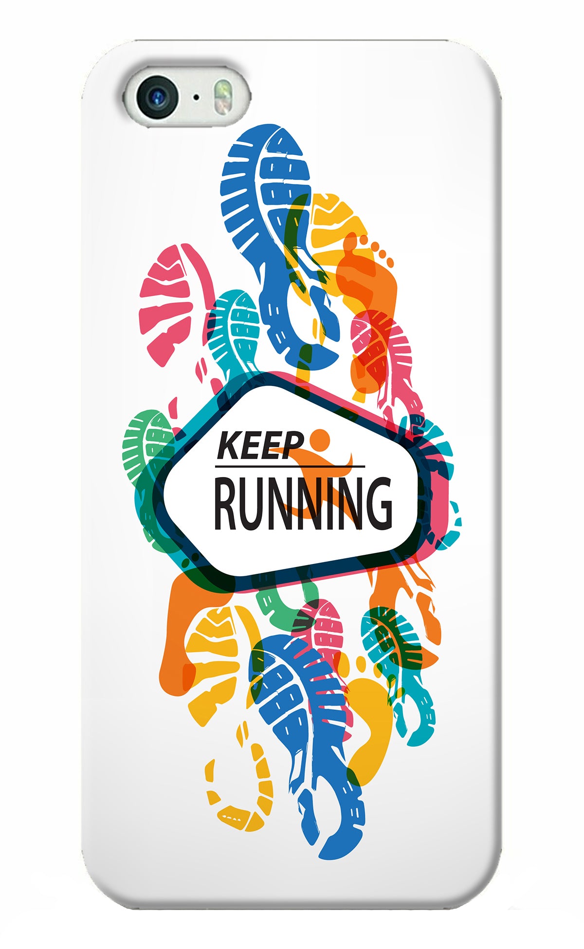 Keep Running iPhone 5/5s Back Cover