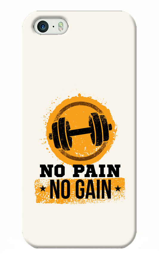 No Pain No Gain iPhone 5/5s Back Cover