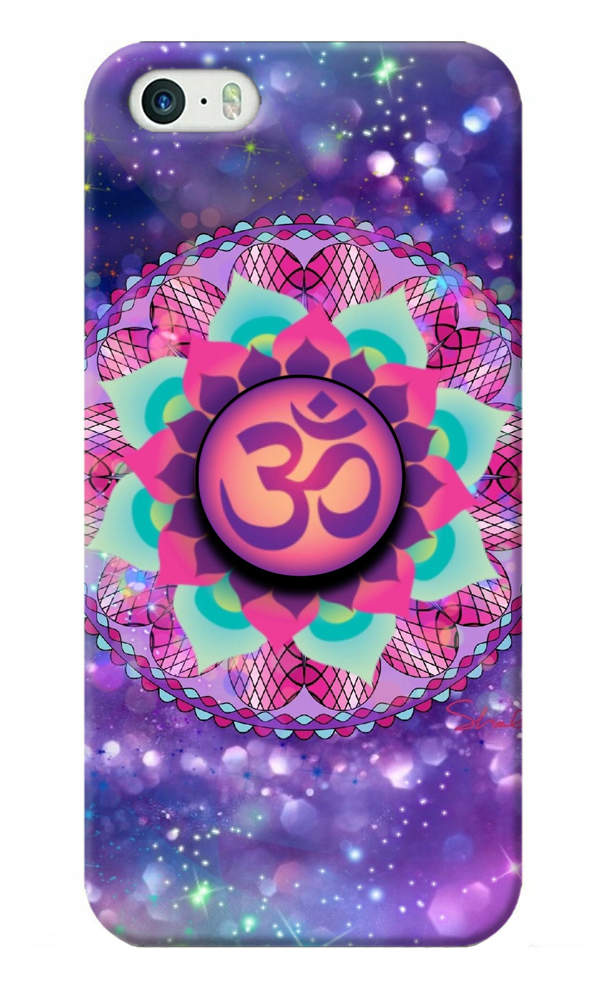 Om Purple iPhone 5/5s Pop Case