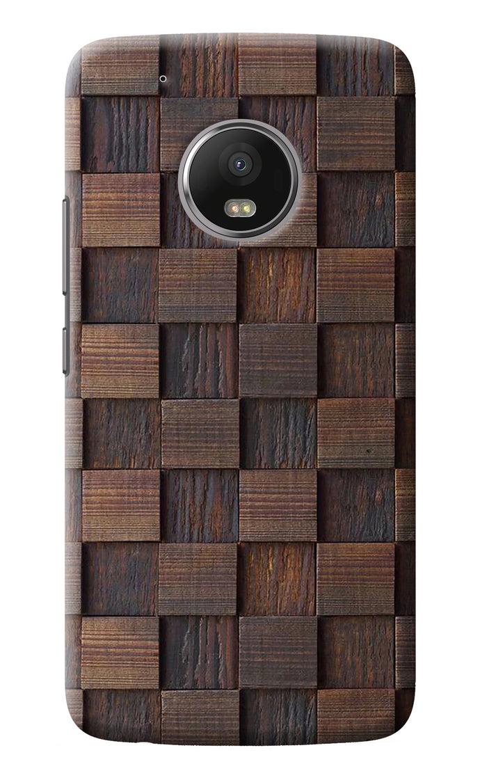 Wooden Cube Design Moto G5 plus Back Cover