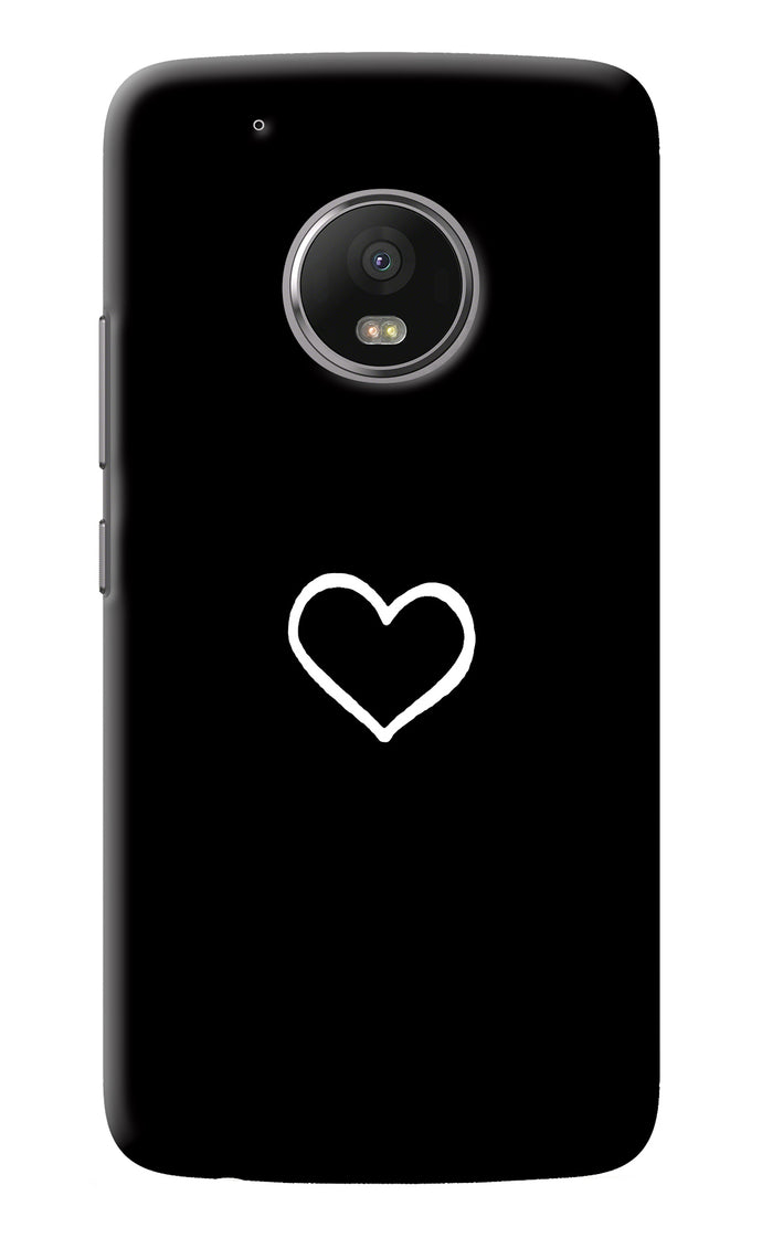 Heart Moto G5 plus Back Cover